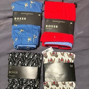 4 pairs of boxers.